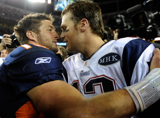 Tim Tebow, Tom Brady Tim Tebow, Tom Brady